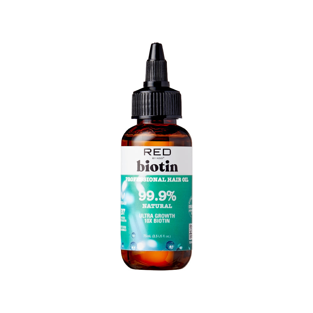 RED by KISS Natural Hair Oil – Biotin – 2.5 oz – one retail unit