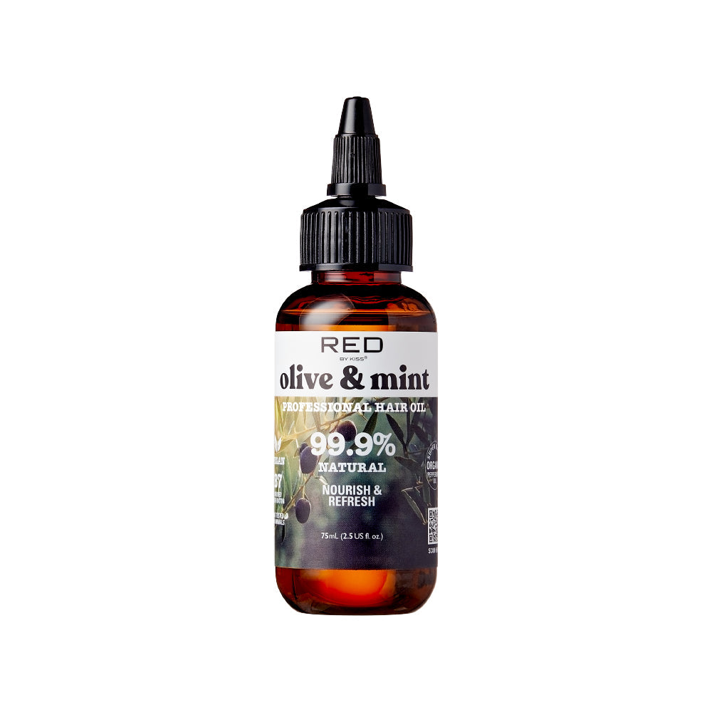RED by KISS Natural Hair Oil – Olive & Mint – 2.5 oz – one retail unit