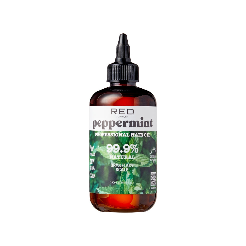 RED by KISS Natural Hair Oil – Peppermint – 7.8 oz – one retail unit