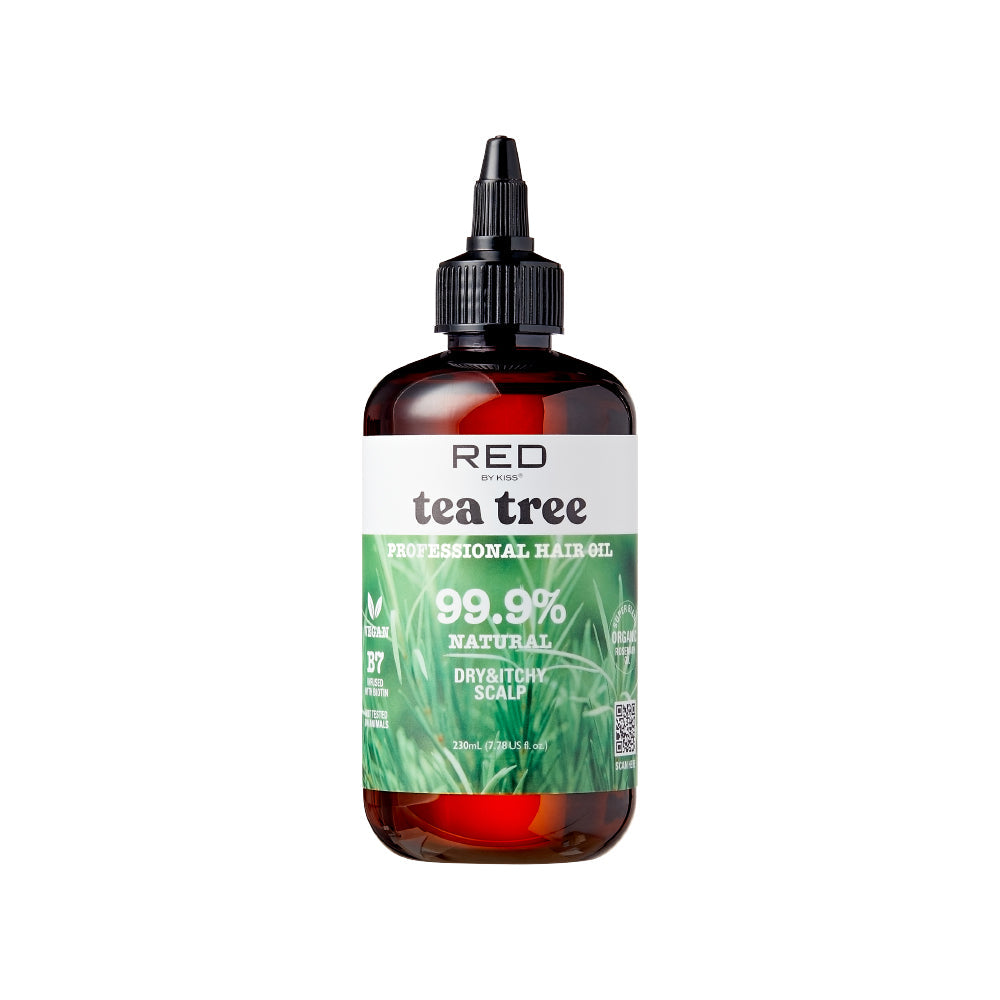 RED by KISS Natural Hair Oil – Tea Tree – 7.8 oz – one retail unit