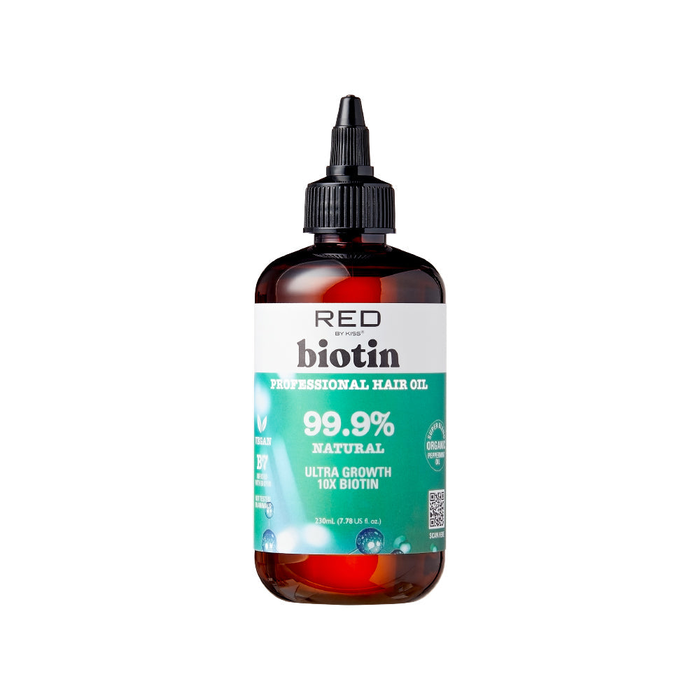 RED by KISS Natural Hair Oil – Biotin – 7.8 oz – one retail unit