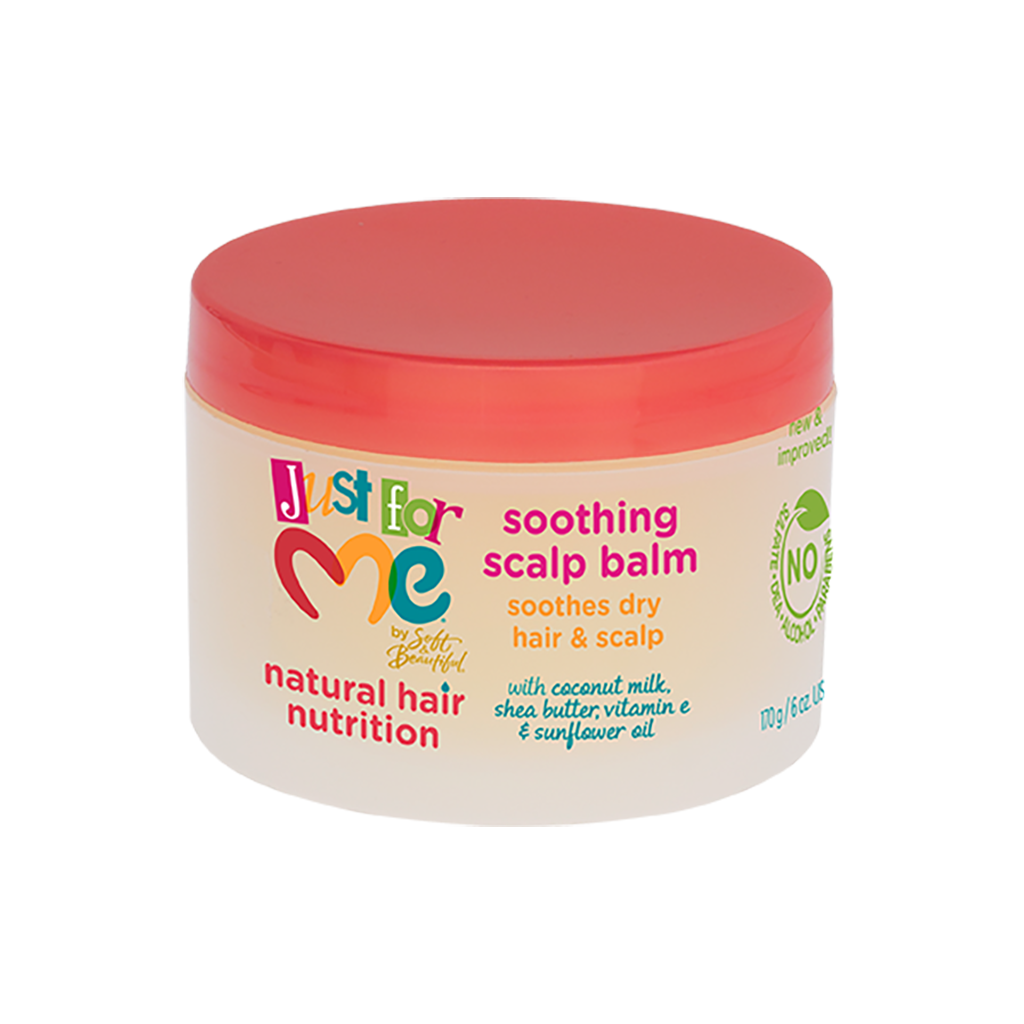 Just For Me Natural Hair Milk Soothing Scalp Balm 6 oz jar on white background
