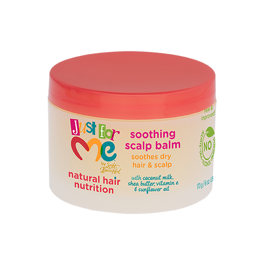 Just For Me Natural Hair Milk Soothing Scalp Balm 6 oz jar on white background