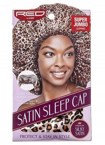 RED by KISS Breathable Curling Cap – Leopard Print – XL product image