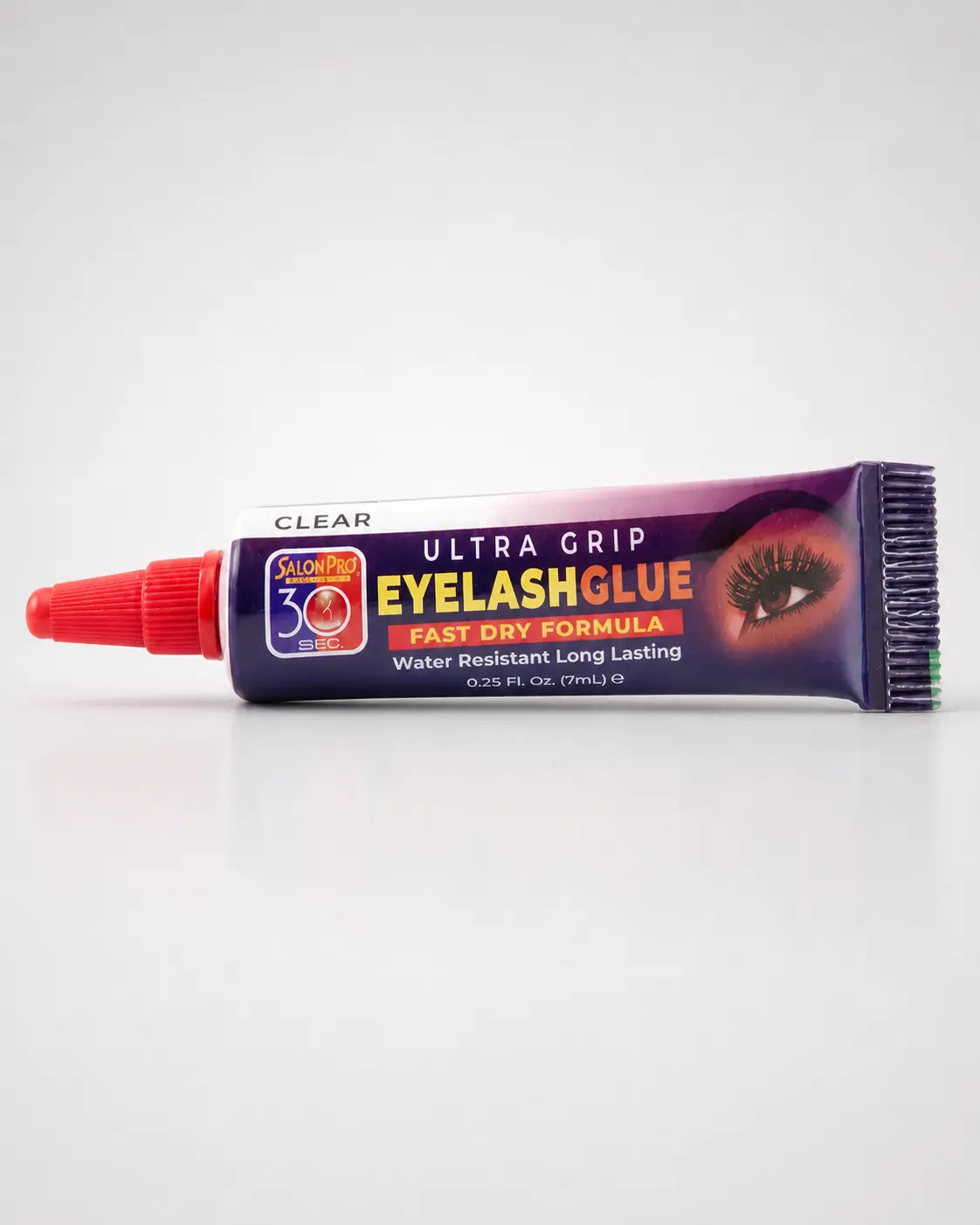 Salon Pro 30 Sec Ultra Grip Eyelash Glue – Clear – 0.25 oz – one retail unit