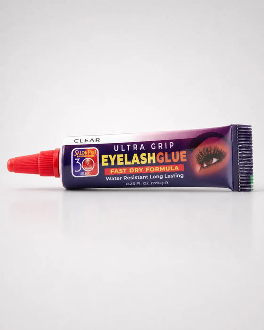 Salon Pro 30 Sec Ultra Grip Eyelash Glue – Clear – 0.25 oz – one retail unit