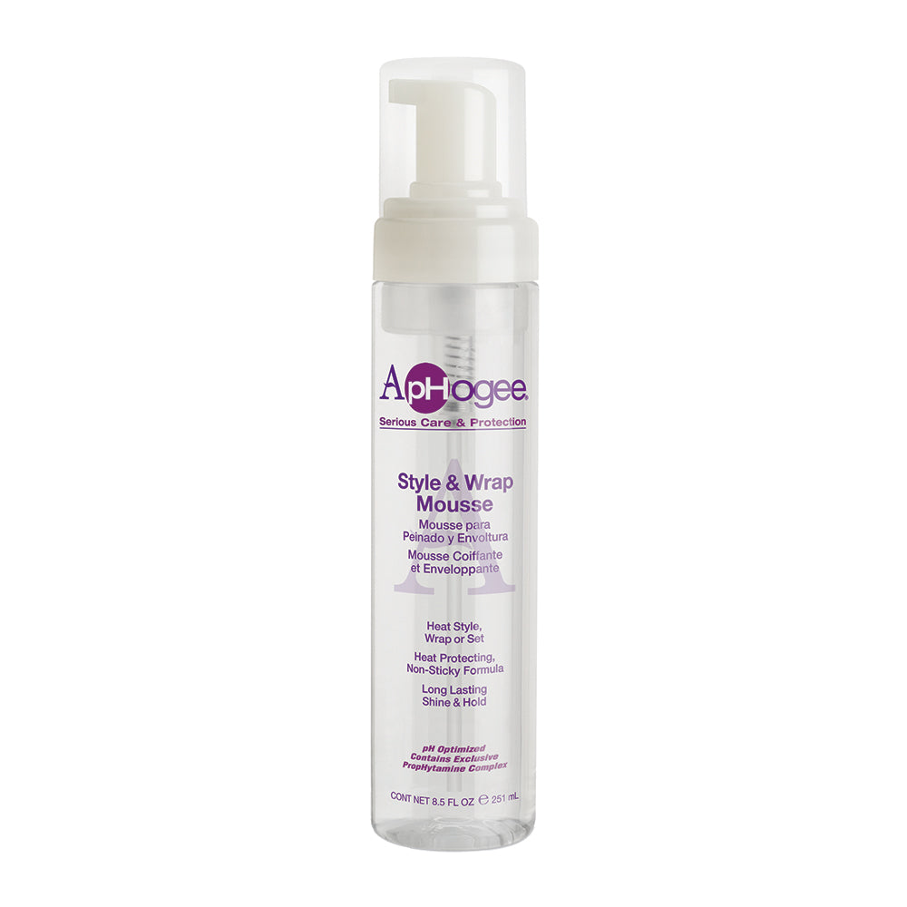 ApHogee Style & Wrap Mousse – 8.5 oz product image