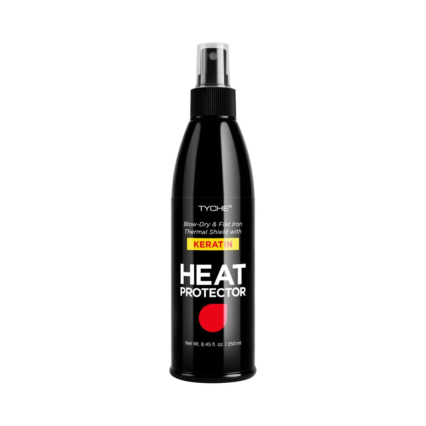 Tyche Heat Protector Spray – Keratin – 8.45 oz – one retail unit