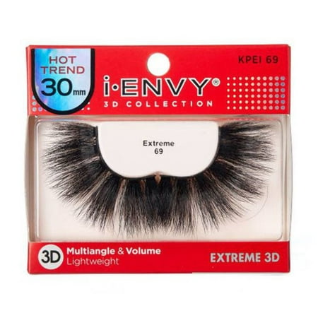 i-ENVY 3D Collection Strip Lashes – Extreme 69 – one retail unit