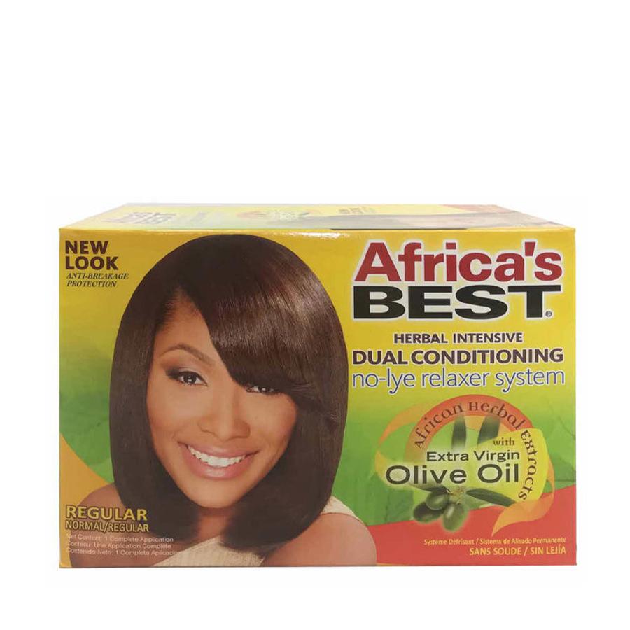 Africa's Best Herbal Intensive Dual Conditioning No-Lye Relaxer System – Regular product image