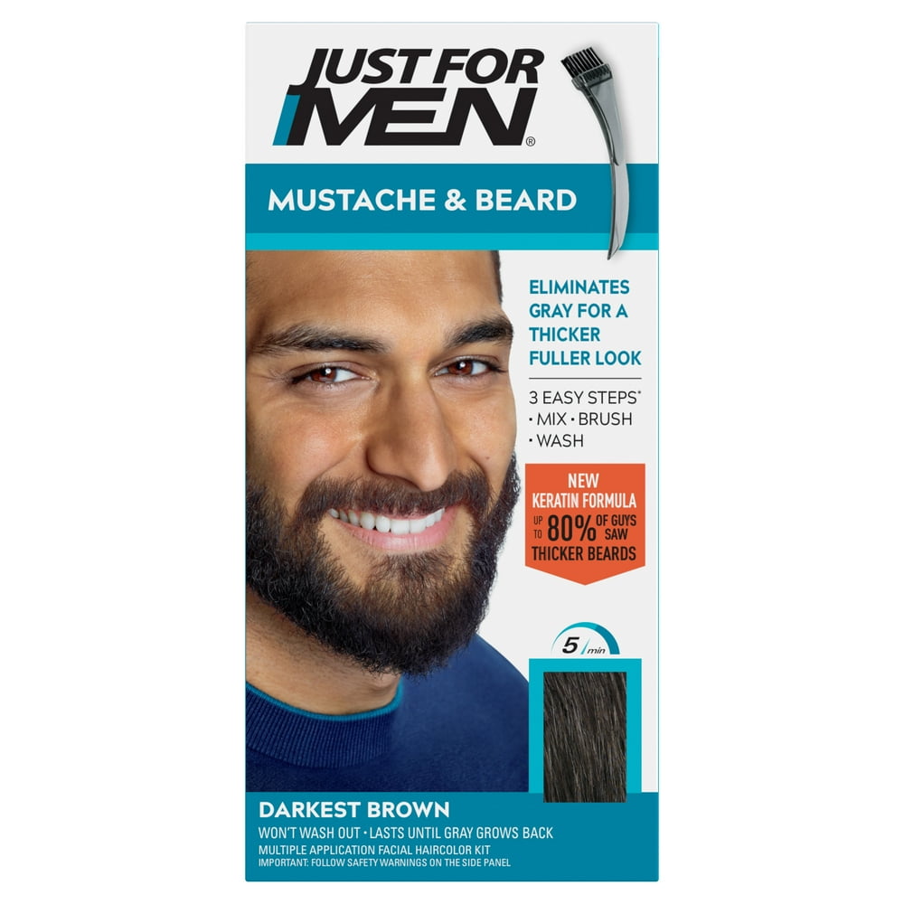 Just For Men Mustache & Beard Color – M-50 Darkest Brown product image