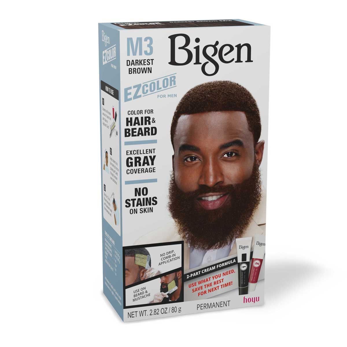 Bigen EZ Color for Men – M3 – Darkest Brown product image
