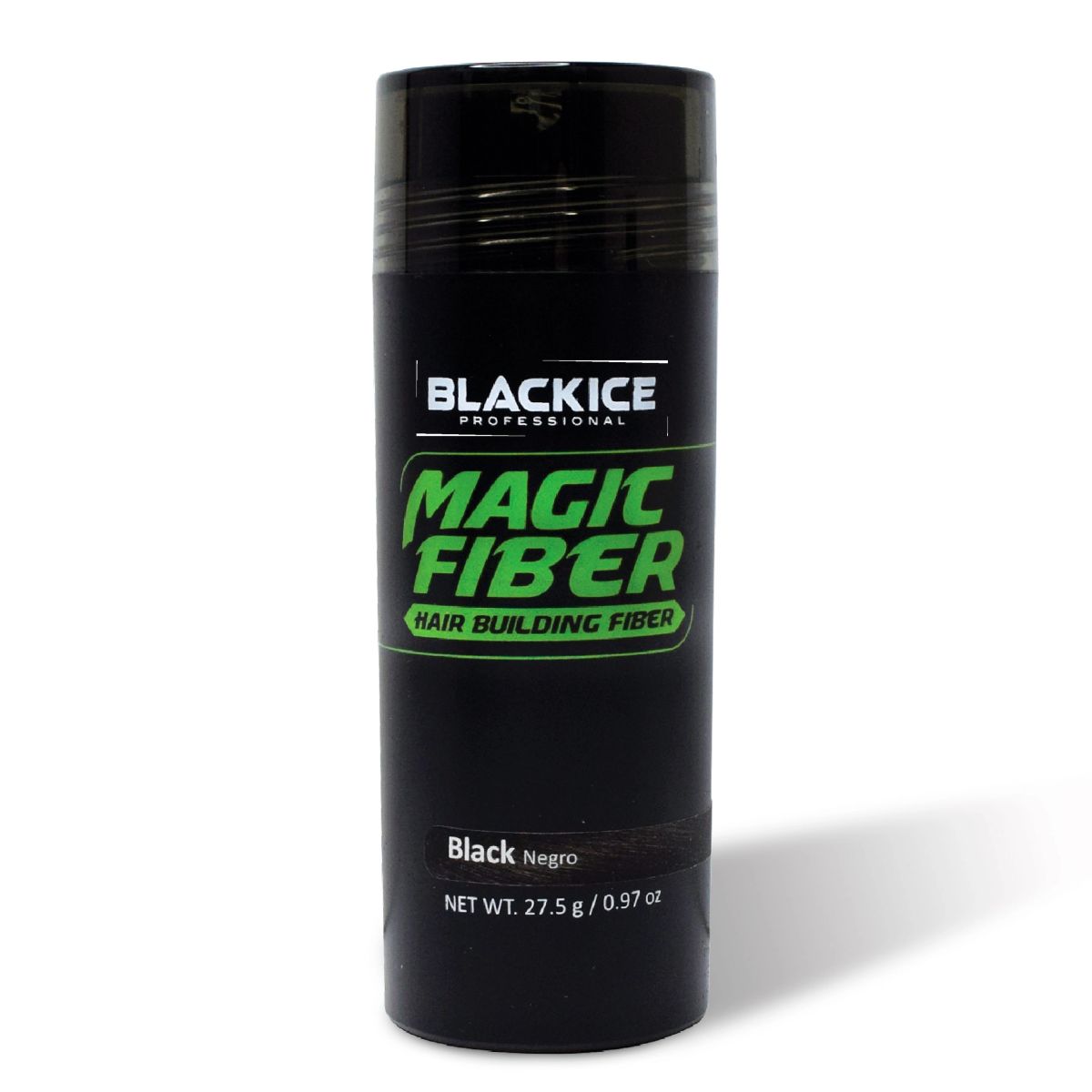 Black Ice Magic Fiber Hair Building Fiber – 0.97 oz – Black