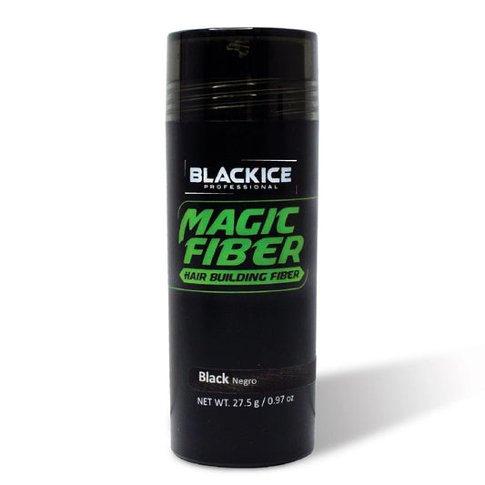 Black Ice Magic Fiber Hair Building Fiber – 0.97 oz – Black