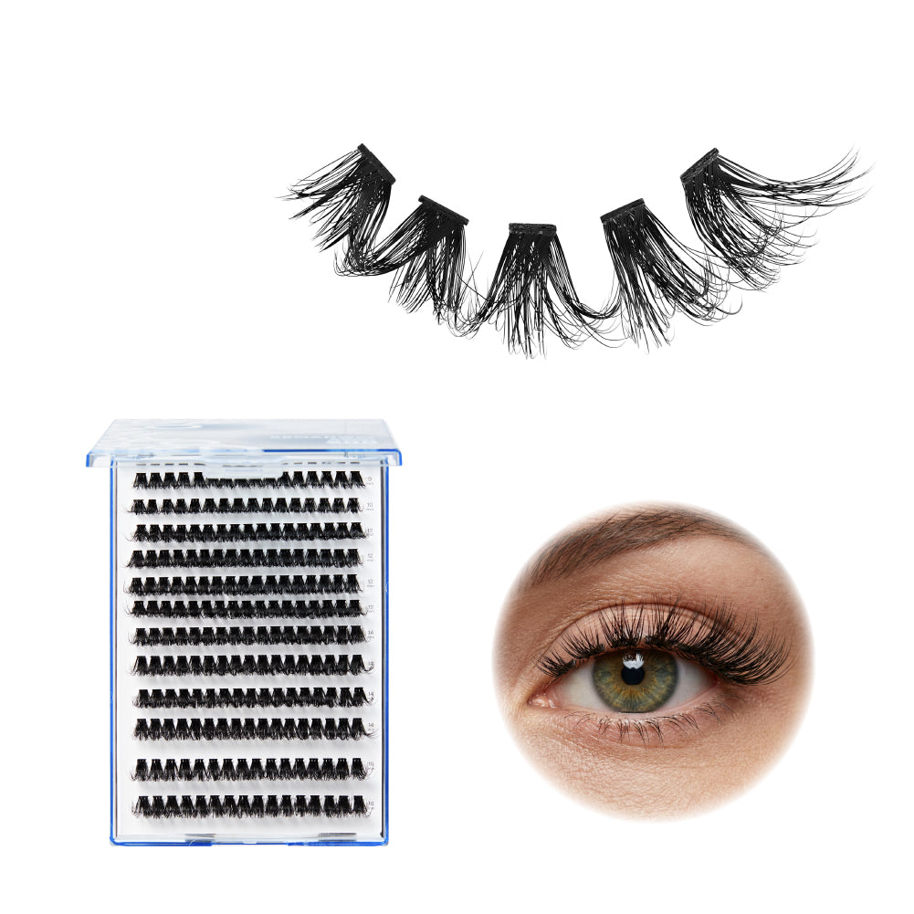 Broadway DIY Lash Clusters Mega Pack – 9–16 mm – one retail pack