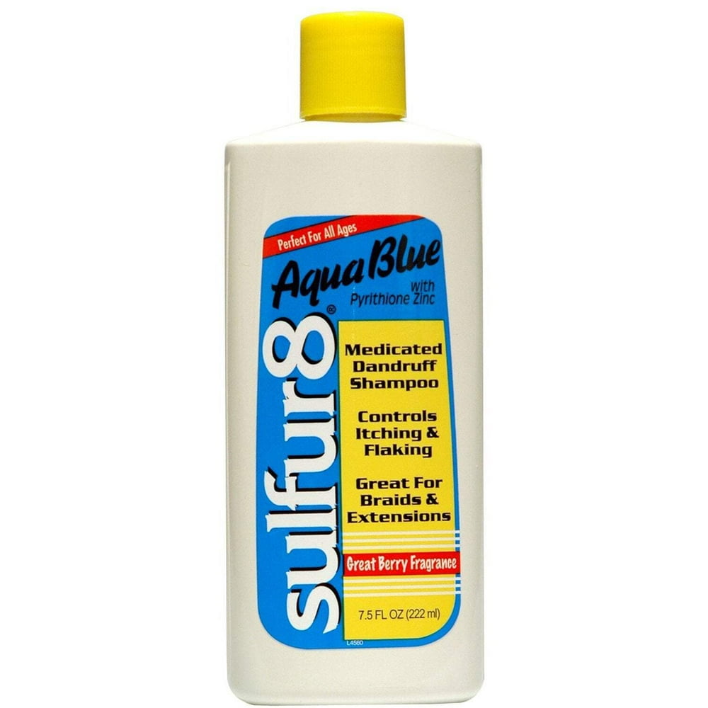 Sulfur8 Aqua Blue Medicated Anti-Dandruff Shampoo – 7.5 oz product image