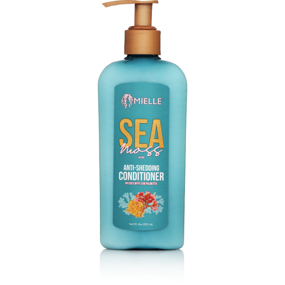 Mielle Sea Moss Conditioner 8 fl oz pump bottle on white background