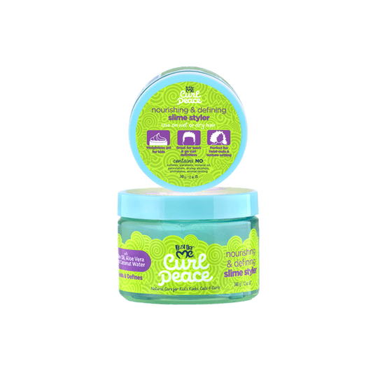 Just For Me Curl Peace Nourishing and Defining Slime Styler 12 oz jar on white background