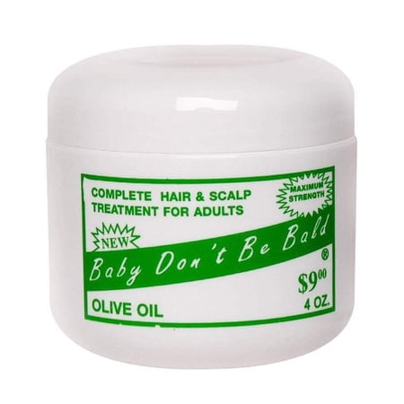 Baby Don't Be Bald Olive Oil Maximum Strength Hair & Scalp Treatment – 4 oz product image
