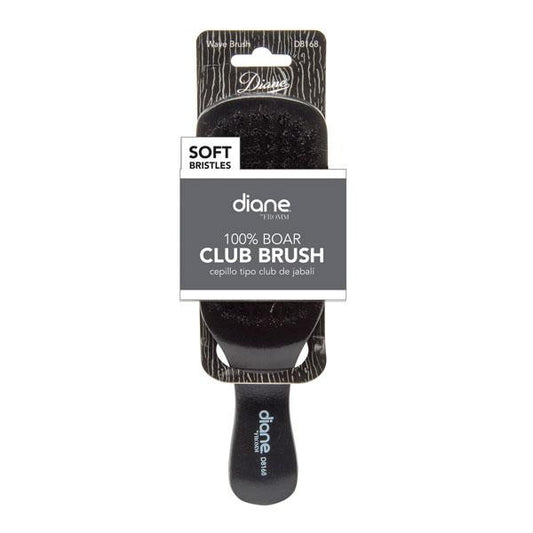 Diane 100% Soft Boar Club Brush – 9 Row – 7 Inch product image