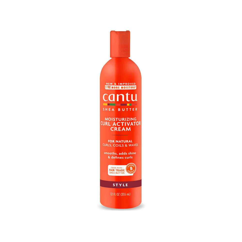Cantu Shea Butter Moisturizing Curl Activator Cream 12 oz bottle on white background