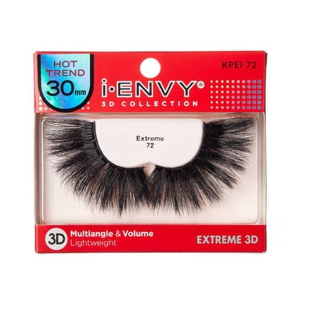 i-ENVY 3D Collection Strip Lashes – Extreme 72 – one retail unit