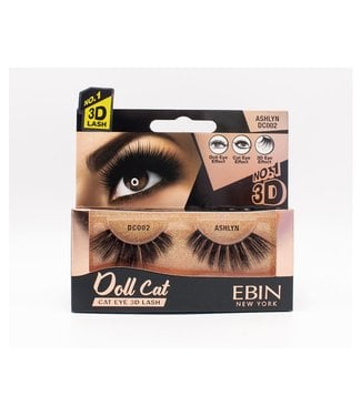 EBIN New York Doll Cat 3D Lashes – Ashlyn – single-pair package