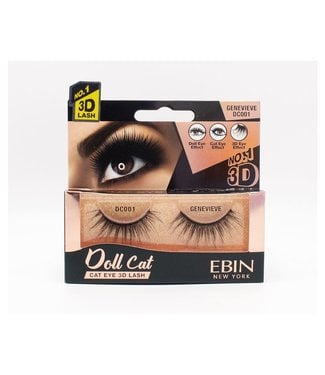 EBIN New York Doll Cat 3D Lashes – Genevieve – single-pair package