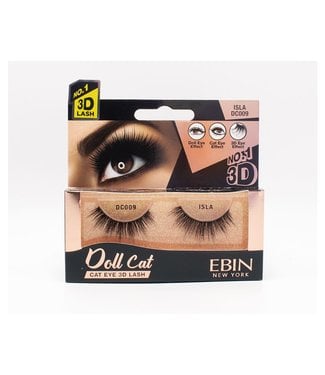 EBIN New York Doll Cat 3D Lashes – Isla – single-pair package