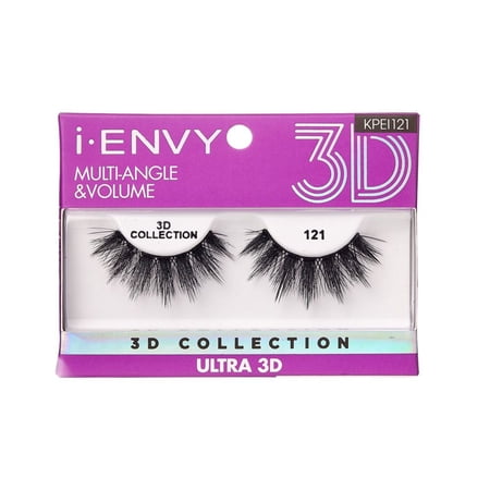 i-ENVY 3D Collection Strip Lashes – Ultra 121 – one retail unit