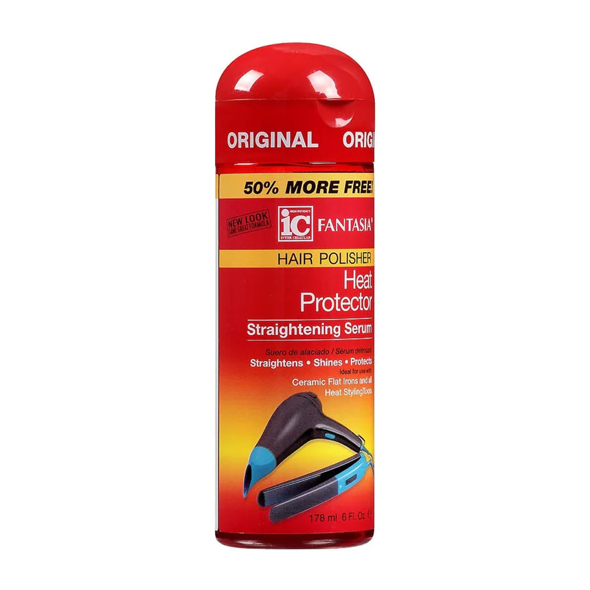 Fantasia IC Heat Protector Straightening Serum 6 oz