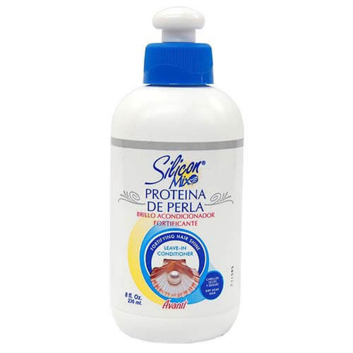 Silicon Mix Proteína de Perla Leave-In Conditioner 8 fl oz bottle on white background