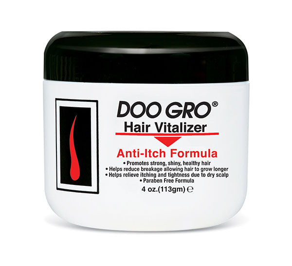 Doo Gro Anti-Itch Formula Hair Vitalizer 4 oz jar on white background