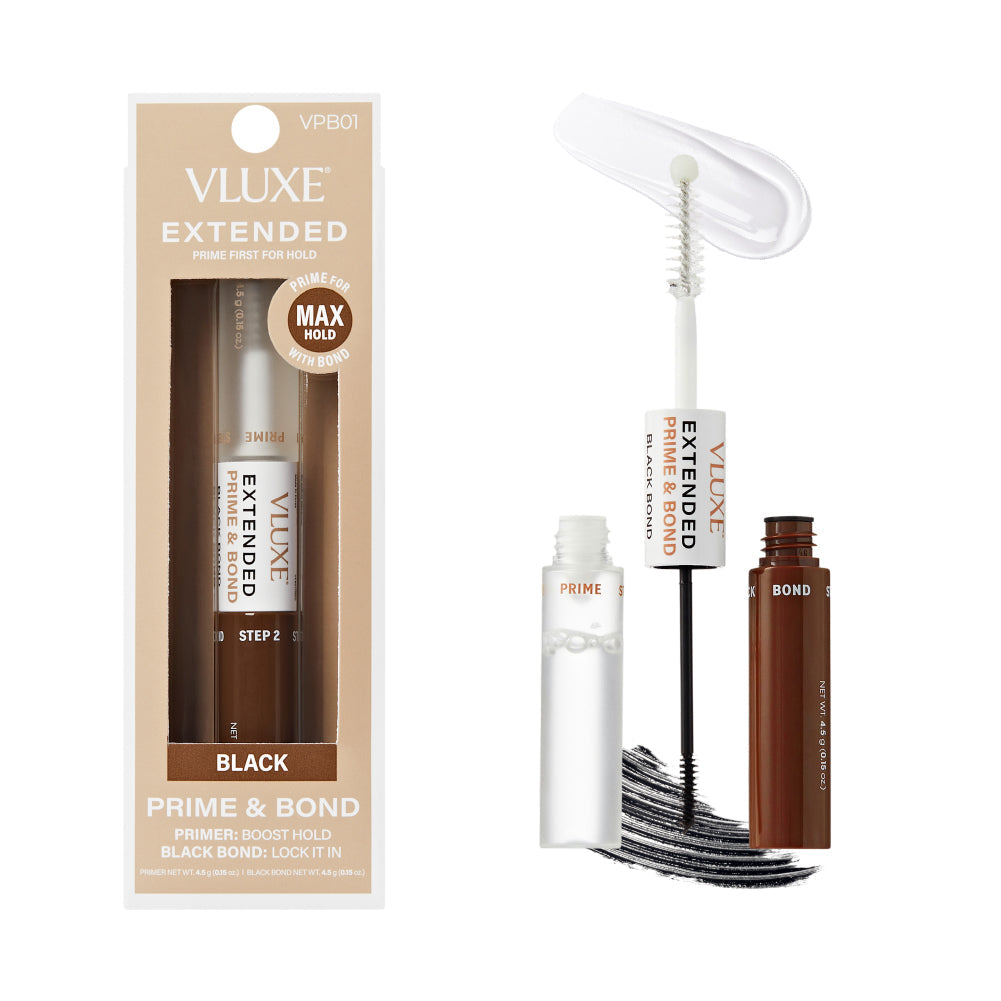 VLuxe Extended Prime & Bond Lash Primer & Adhesive – Black – one retail unit