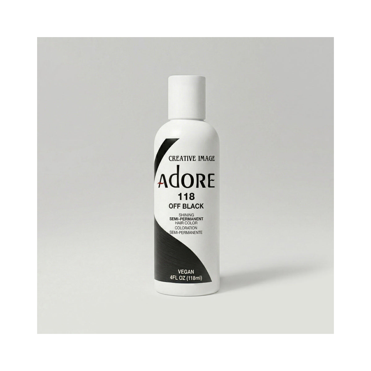 Adore Semi-Permanent Hair Color – Off Black 118 official product image
