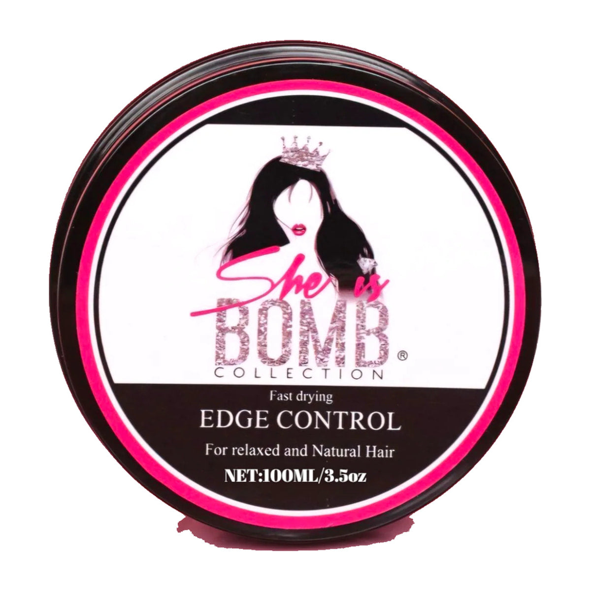 She Is Bomb Edge Control — 100ml/3.5oz product image on white background