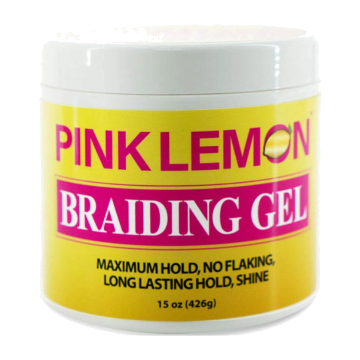Pink Lemon Braiding Gel — 5oz product image on white background