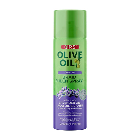 ORS Olive Oil Braid Sheen Spray with Lavender Oil, Acai Oil & Biotin product image on white background