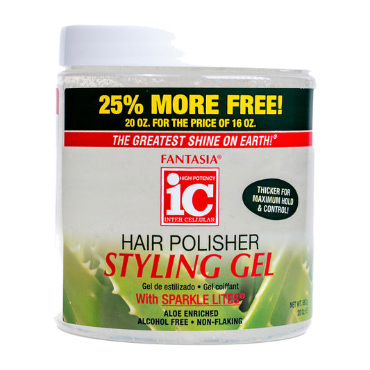 Fantasia IC Hair Polisher Styling Gel – 20 oz product image on white background