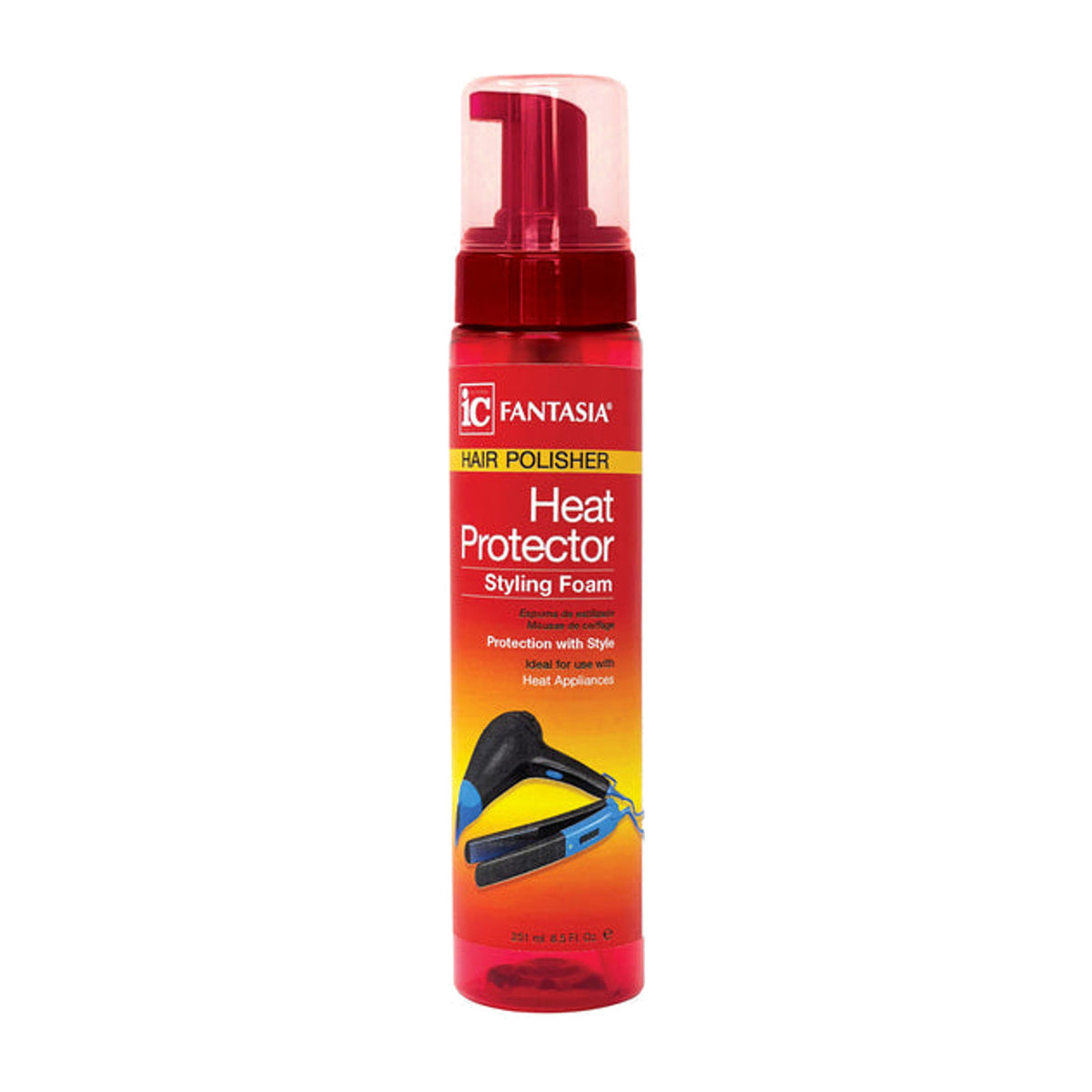 Fantasia IC Heat Protector Styling Foam – 8.5 oz product image on white background