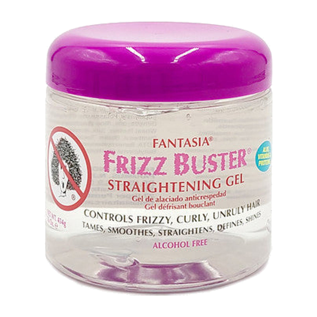 Fantasia IC Frizz Buster Straightening Gel – 16 oz product image on white background