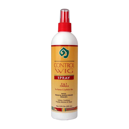 African Essence Control Wig Spray 3-in-1 – 12 oz product image on white background