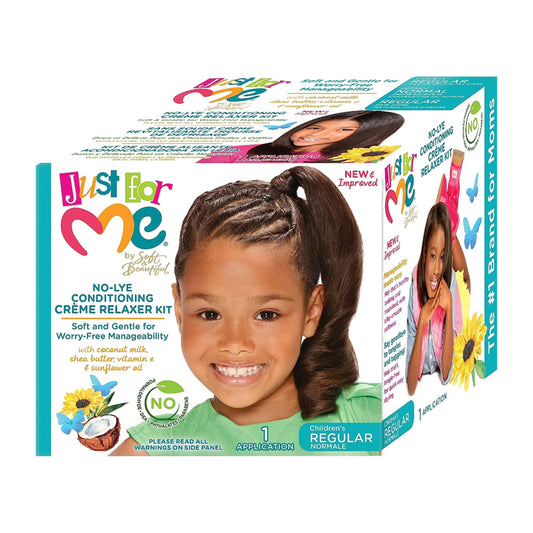 African Pride Olive Miracle No-Lye Relaxer Kit main product image on white background