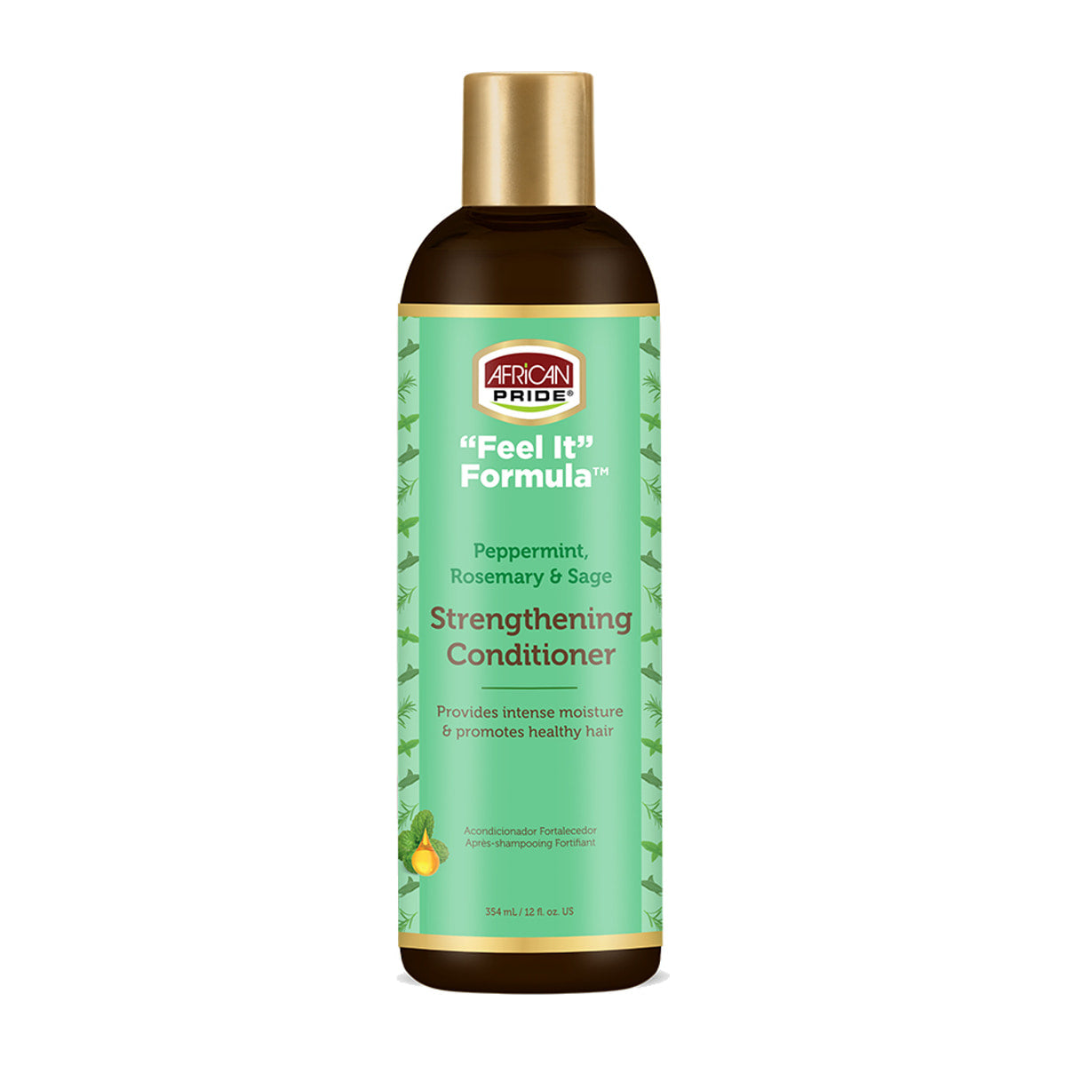African Pride Feel It Formula Strengthening Conditioner – 12 oz product image on white background