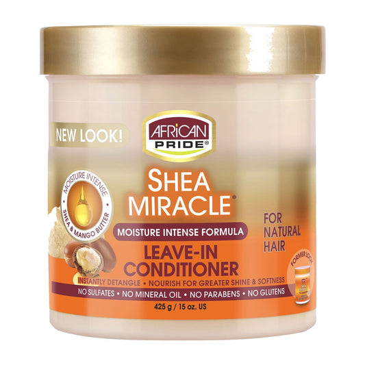 African Pride Shea Miracle Leave-In Conditioner – 15 oz product image on white background