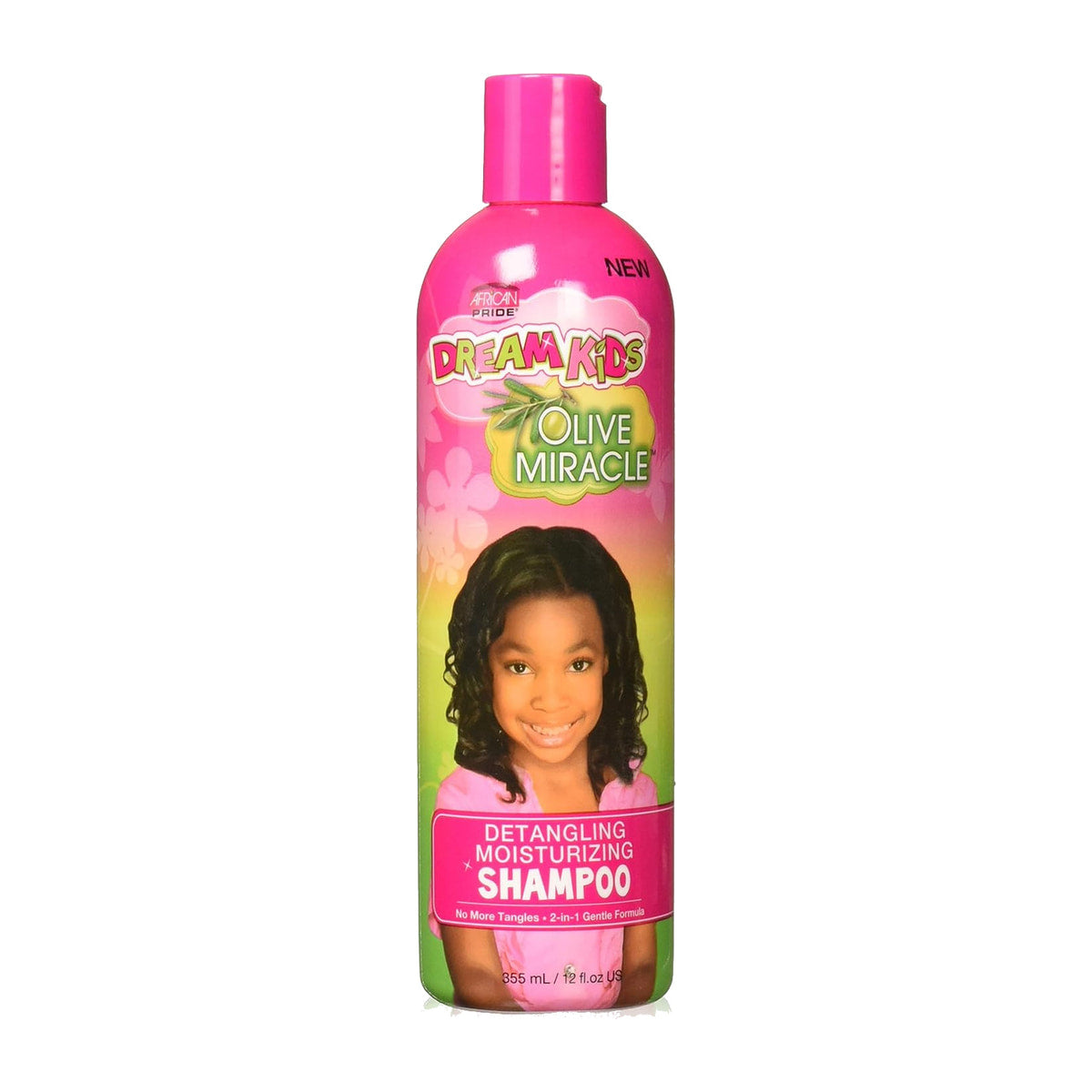 African Pride Dream Kids Detangling Moisturizing Shampoo – 12 oz product image on white background