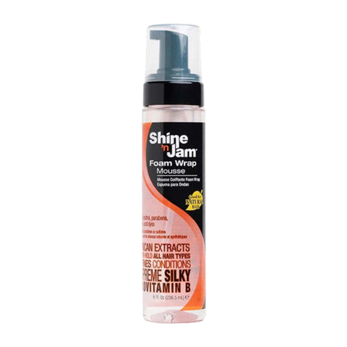 Shine 'n Jam Foam Wrap Mousse Supreme Hold – 8 oz product image on white background