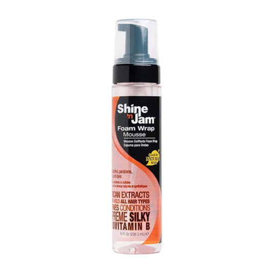 Shine 'n Jam Foam Wrap Mousse Supreme Hold – 8 oz product image on white background