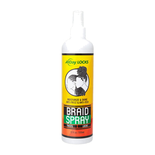 AllDay Locks Braid Spray – 12 oz product image on white background