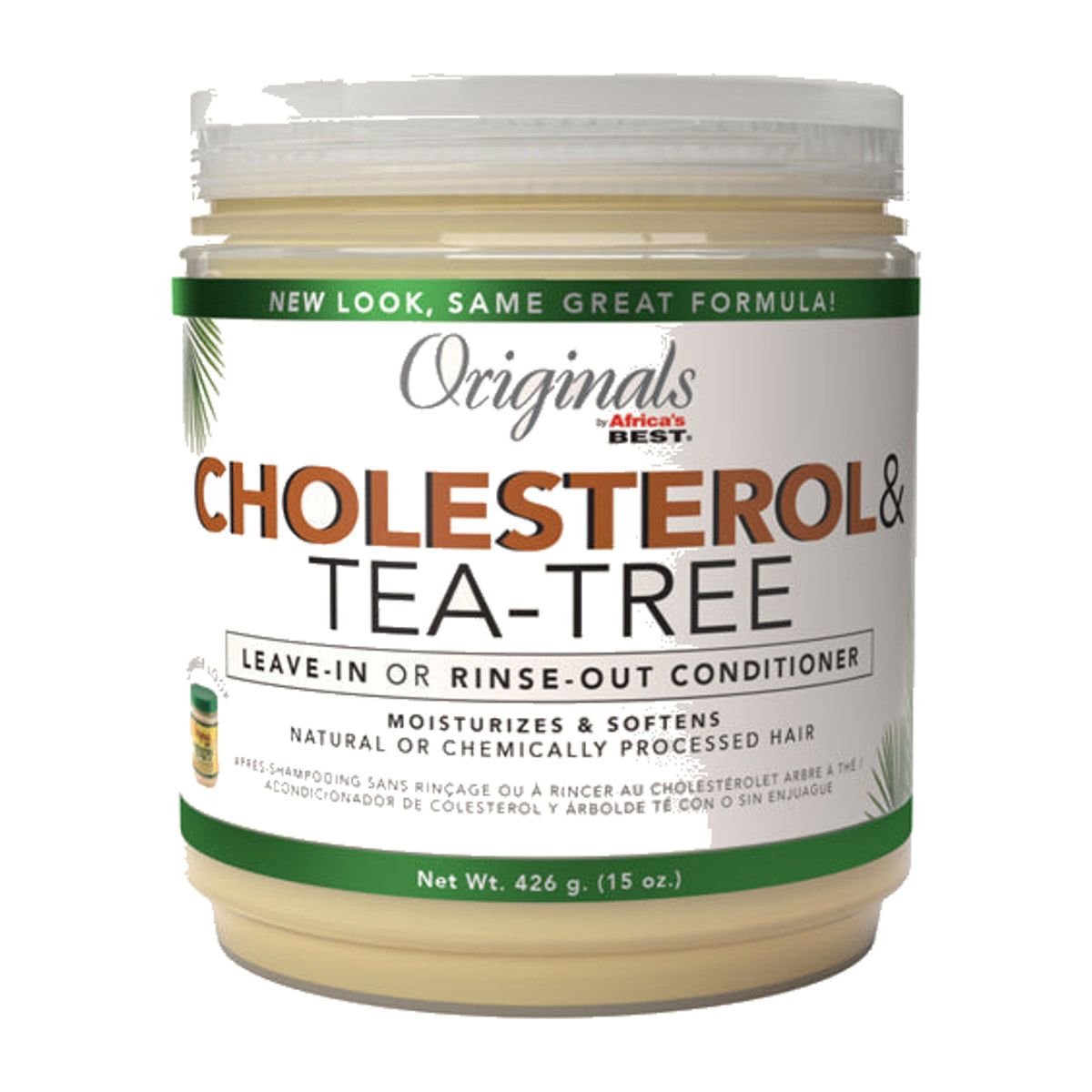 Originals by Africa's Best Cholesterol & Tea Tree Conditioner – 15 oz product image on white background